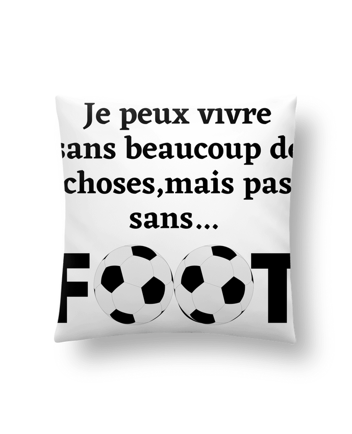 Coussin Fou de foot par Anastasia