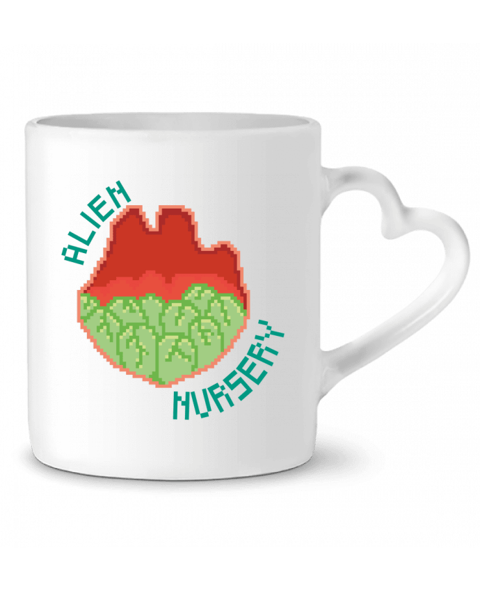 Mug coeur ALIEN NURSERY par Santiaguen