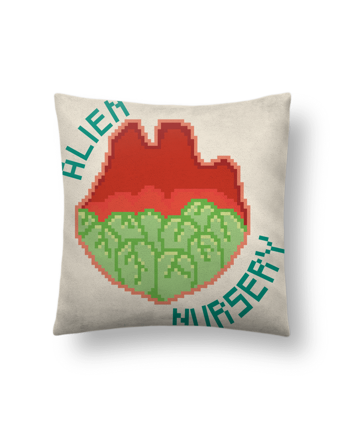 Coussin suédine ALIEN NURSERY par Santiaguen