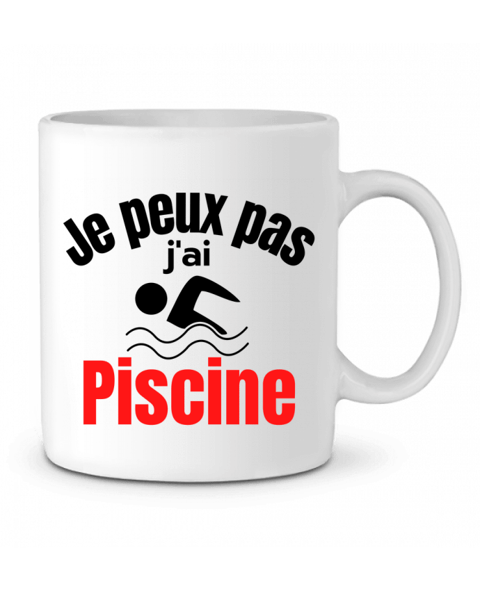 Mug  Je peux pas,j'ai piscine par Anastasia