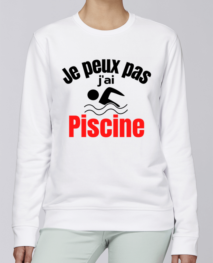 Sweatshirt Je peux pas,j'ai piscine par Anastasia