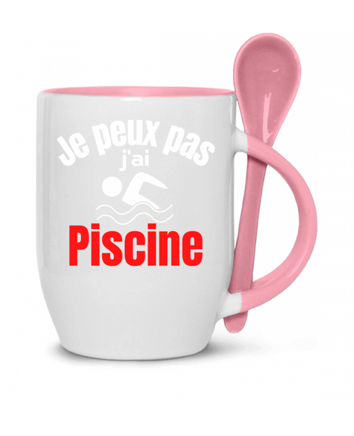  Tasse cuillère Je peux pas,j'ai piscine par Anastasia