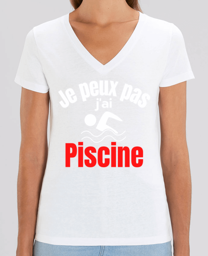 Tee-shirt femme Je peux pas,j'ai piscine Par  Anastasia