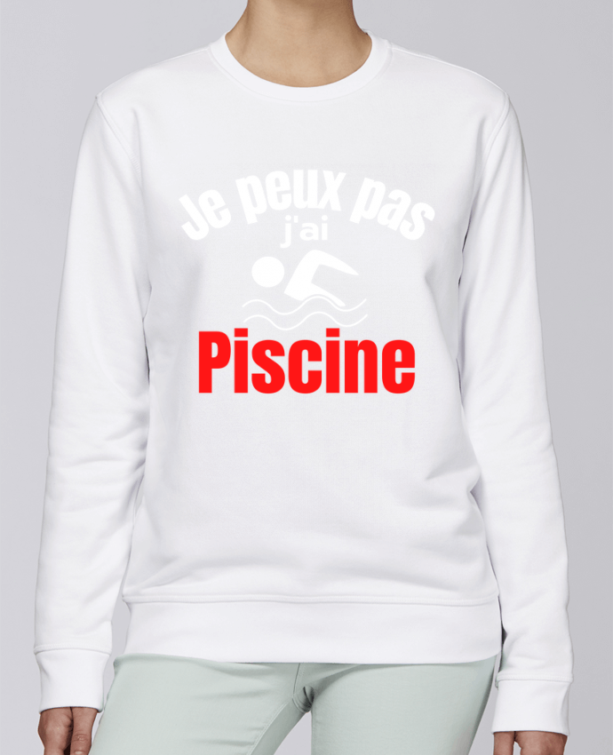 Sweatshirt Je peux pas,j'ai piscine par Anastasia