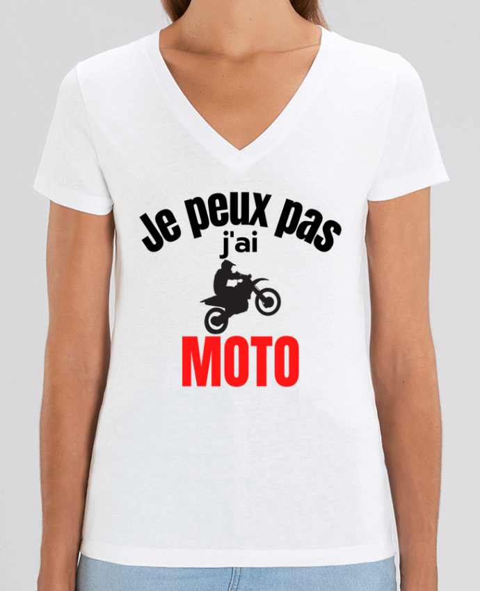 Tee-shirt femme Je peux pas,j'ai moto Par  Anastasia