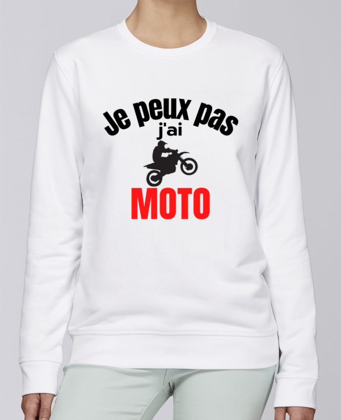 Sweatshirt Je peux pas,j'ai moto par Anastasia