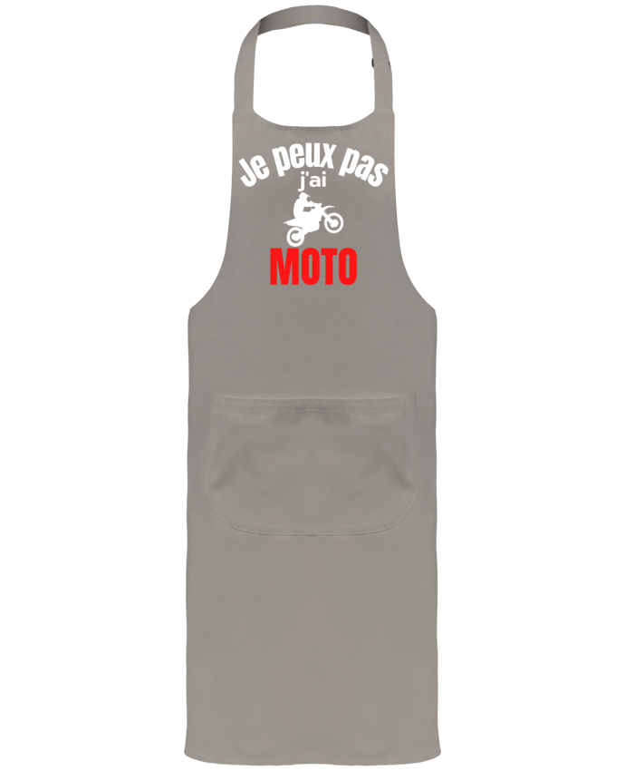 Tablier avec poches Je peux pas,j'ai moto par Anastasia