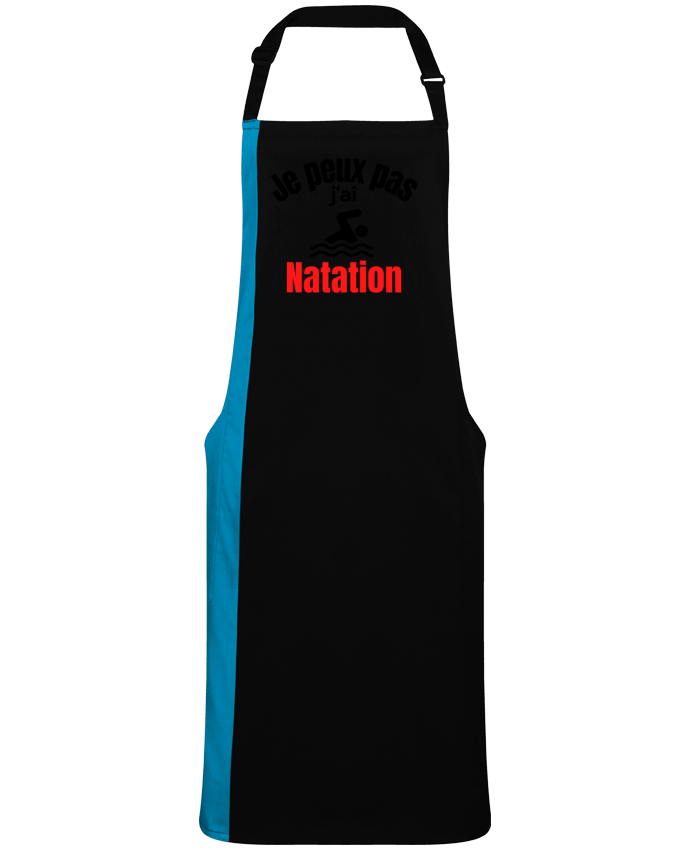Tablier bicolore Je peux pas,j'ai natation par  Anastasia
