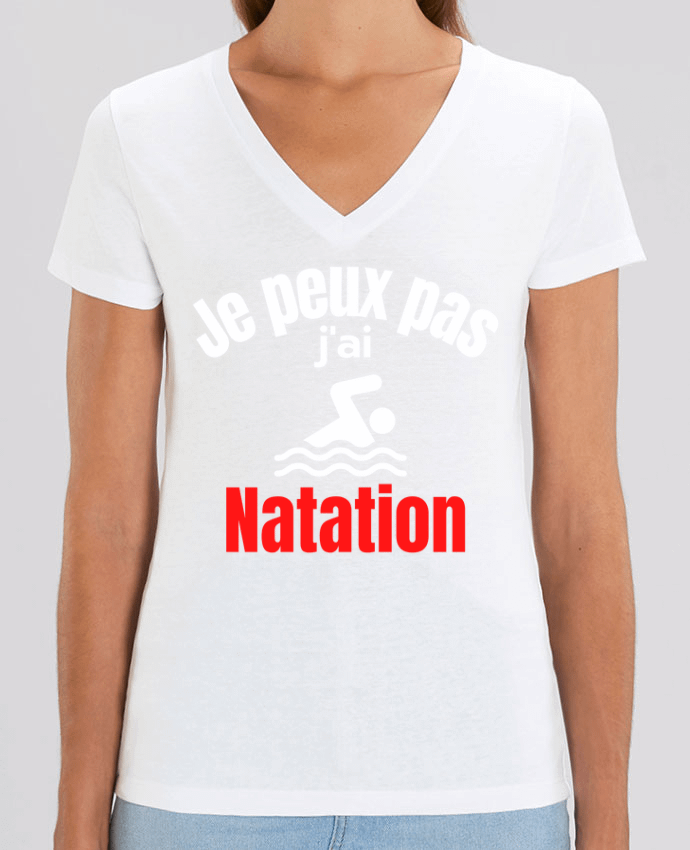 Tee-shirt femme Je peux pas,j'ai natation Par  Anastasia