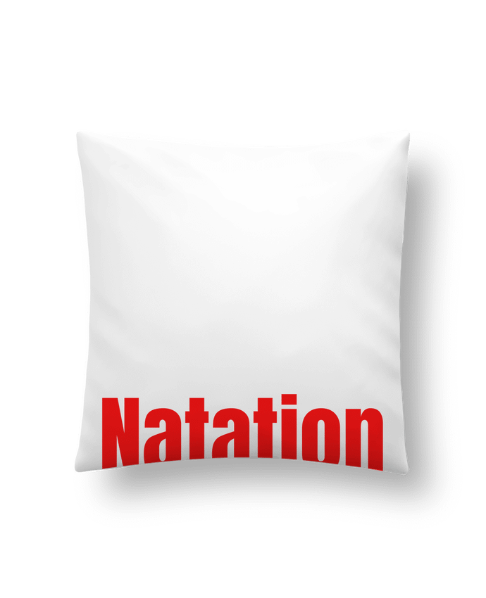 Coussin Je peux pas,j'ai natation par Anastasia