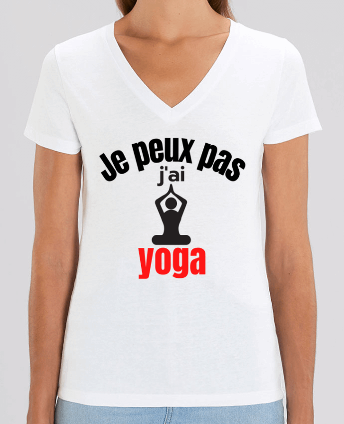 Tee-shirt femme Je peux pas,j'ai yoga Par  Anastasia