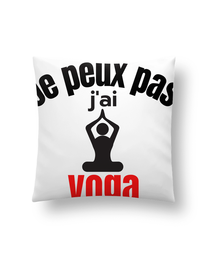 Coussin Je peux pas,j'ai yoga par Anastasia