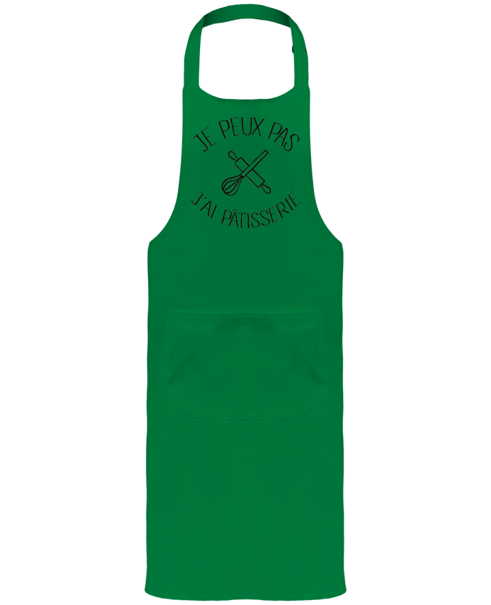 Delantal Jardinero o Somelier con Bolsillo  Je peux pas j'ai pâtisserie por Freeyourshirt.com