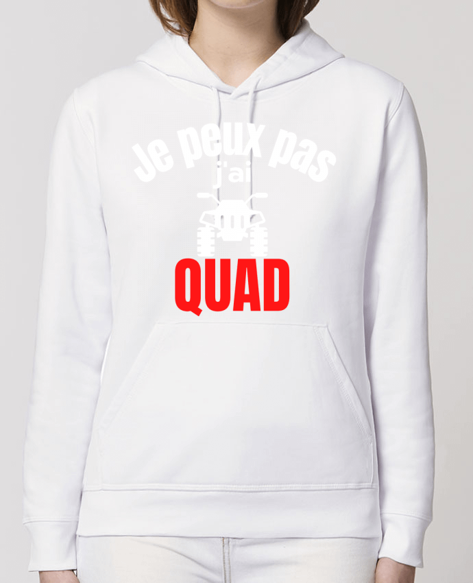 Sweat-Shirt Capuche Essentiel Unisexe Drummer Je peux pas,j'ai quad Par Anastasia