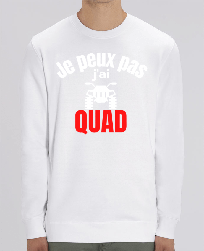 Unisex Crew Neck Sweatshirt 350G/M² Changer Je peux pas,j'ai quad Par Anastasia