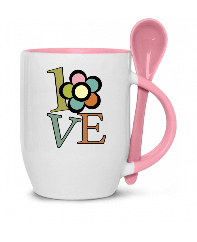  Tasse cuillère Love vintage par Ladies