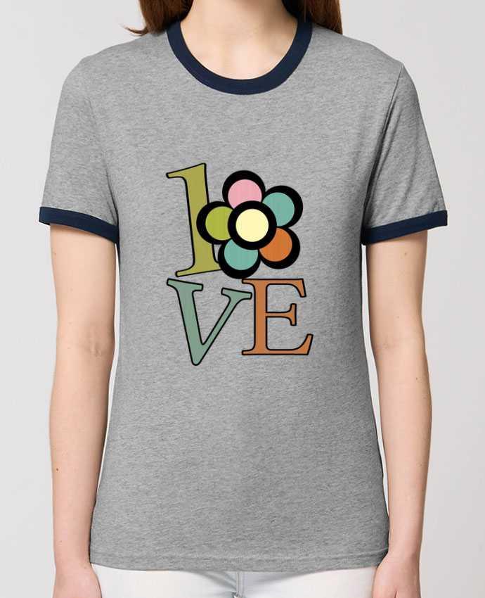 T-shirt Love vintage par Ladies