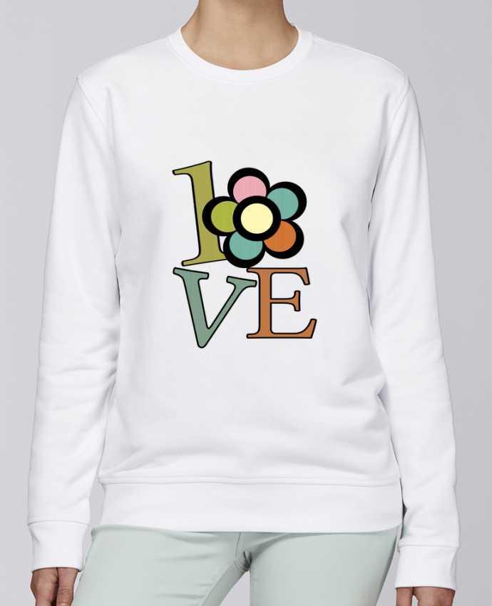 Sweatshirt Love vintage par Ladies