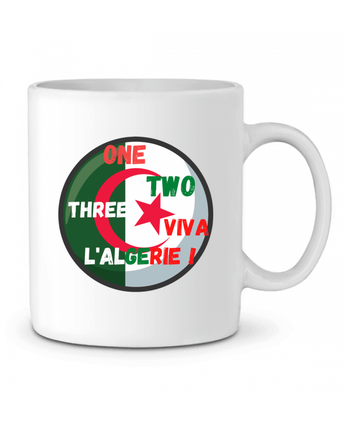 Mug  one,two,three,viva l’Algérie par Anastasia