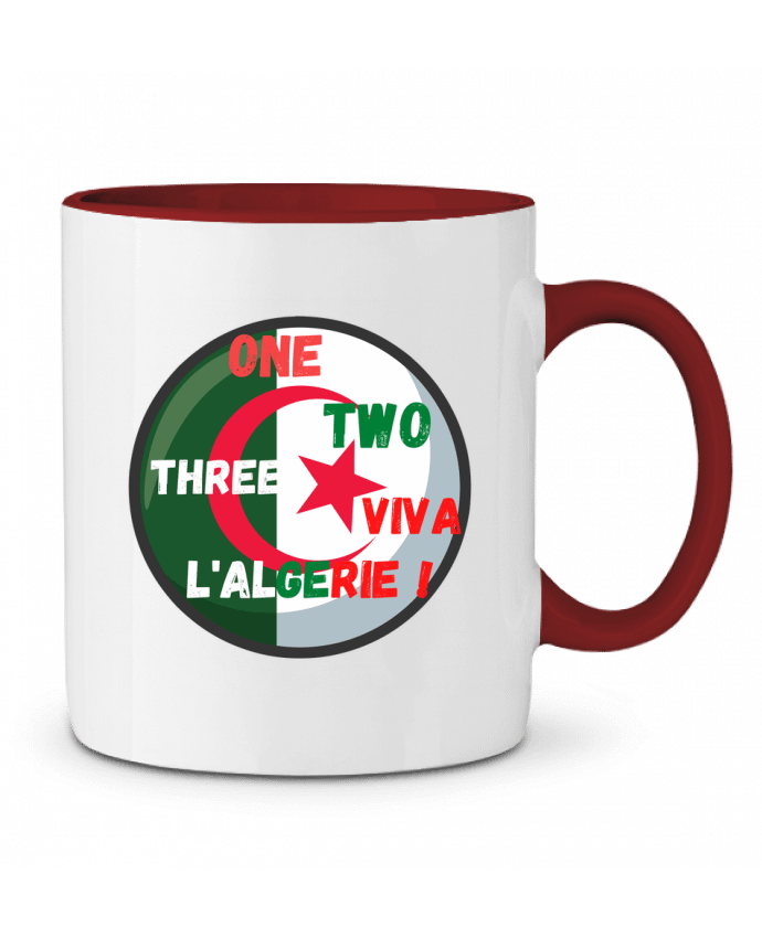 Mug bicolore one,two,three,viva l’Algérie Anastasia