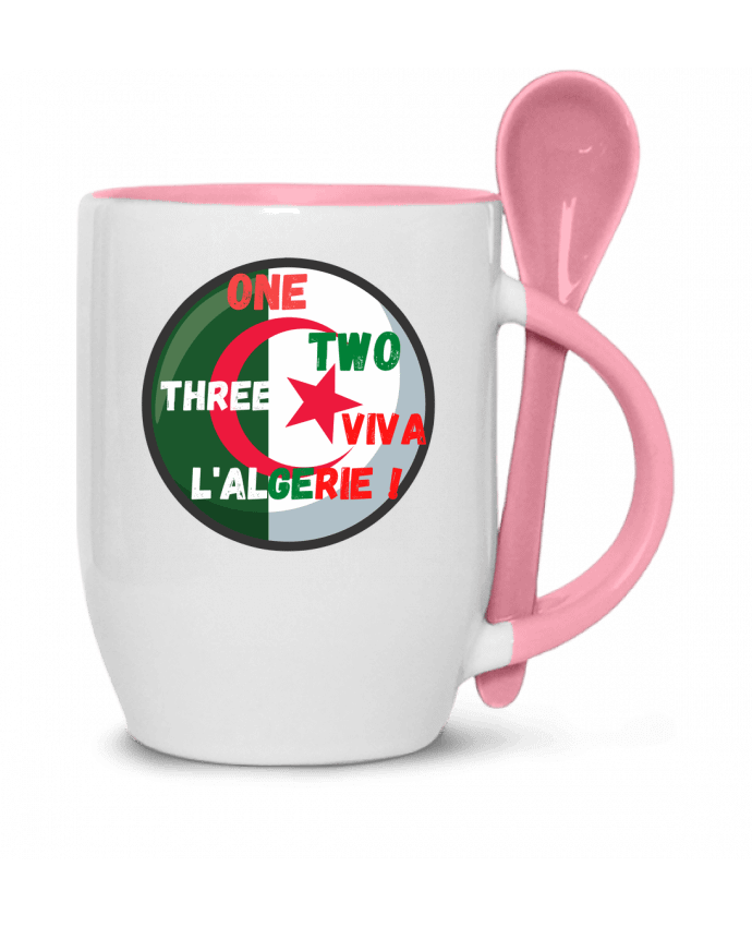  Tasse cuillère one,two,three,viva l’Algérie par Anastasia