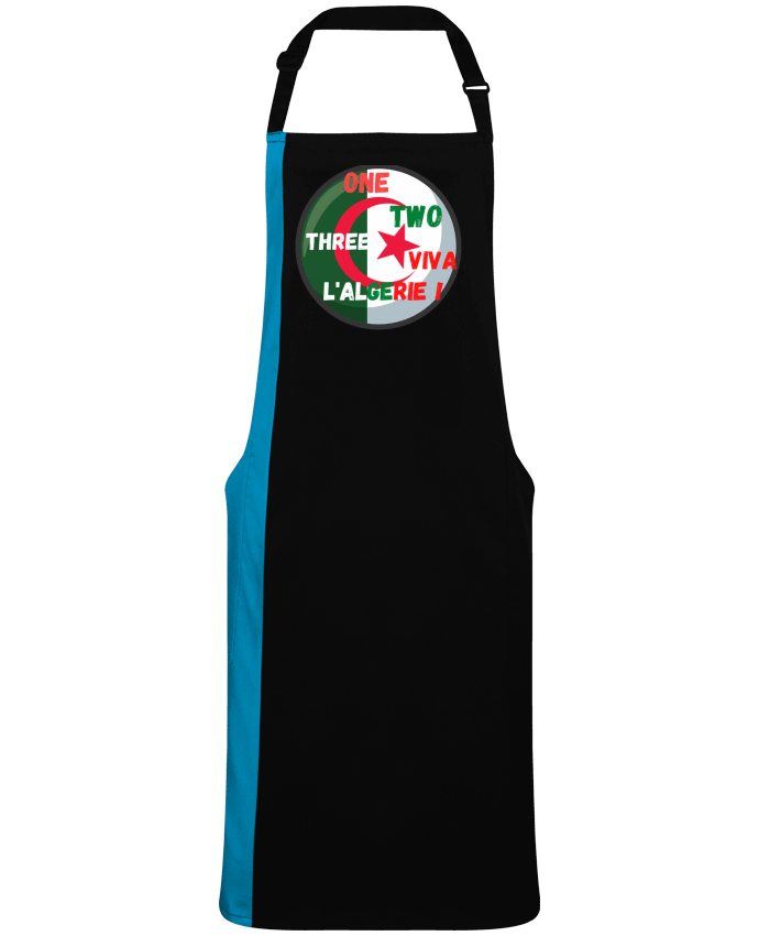 Tablier bicolore one,two,three,viva l’Algérie par  Anastasia