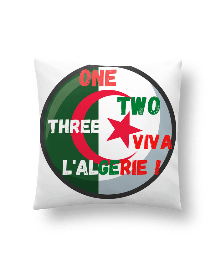 Coussin one,two,three,viva l’Algérie par Anastasia