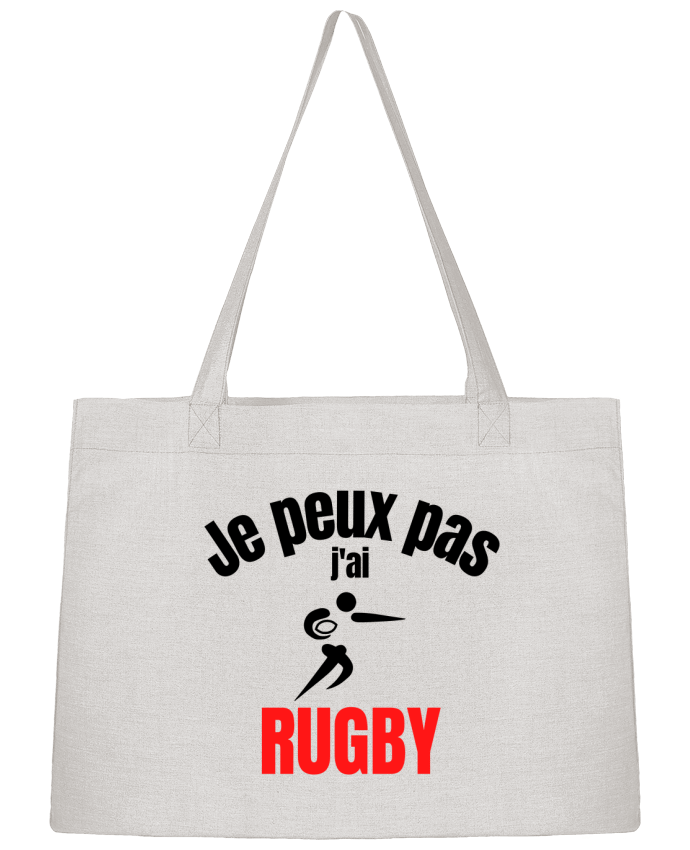 Sac Shopping Je peux pas,j'ai rugby par Anastasia