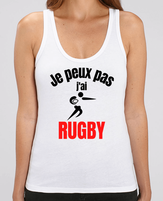 Débardeur Je peux pas,j'ai rugby Par Anastasia