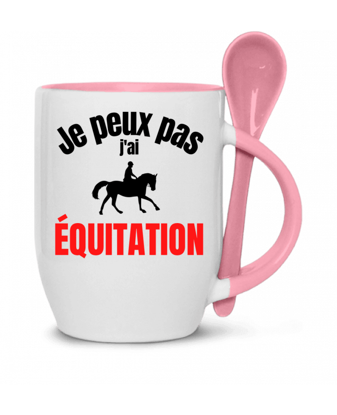  Tasse cuillère Je peux pas,j'ai équitation par Anastasia