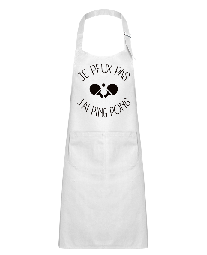 Tablier Enfant je peux pas j'ai Ping Pong par Freeyourshirt.com