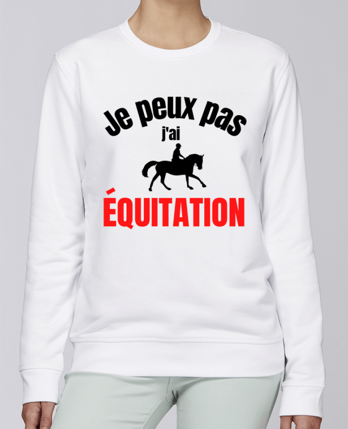 Sweatshirt Je peux pas,j'ai équitation par Anastasia