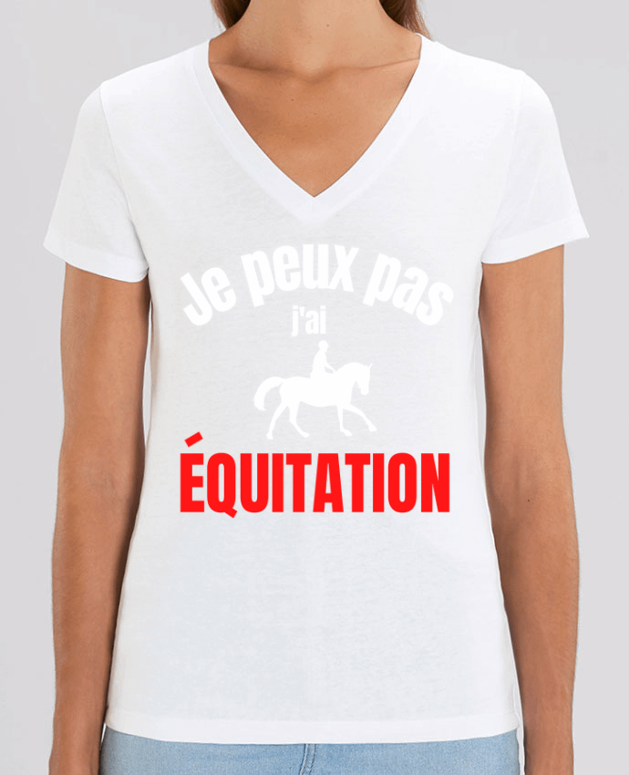 Tee-shirt femme Je peux pas,j'ai équitation Par  Anastasia