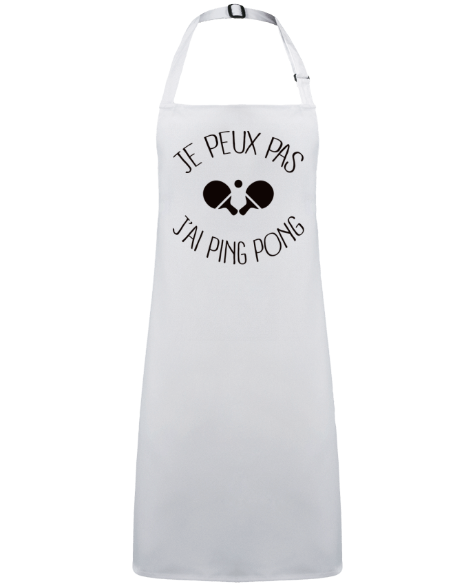 Tablier je peux pas j'ai Ping Pong par  Freeyourshirt.com