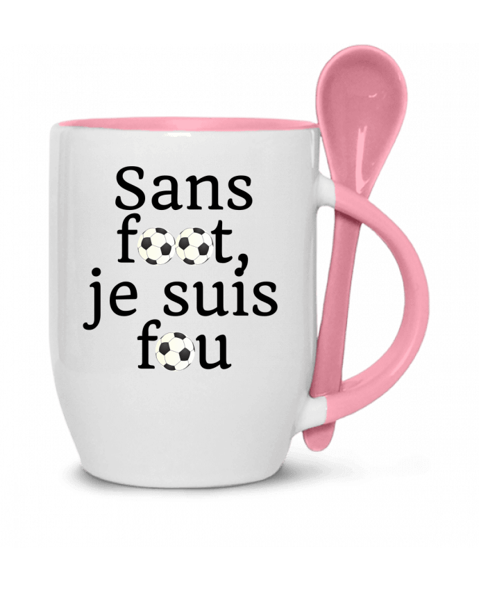  Tasse cuillère Sans foot,je suis fou par Anastasia