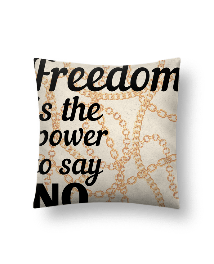 Coussin suédine Liberté par Anastasia