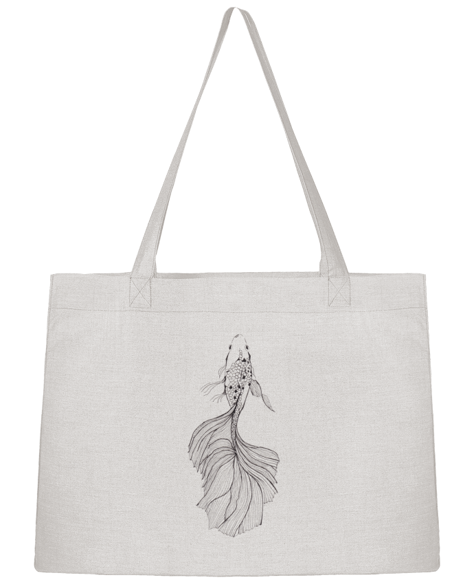 Sac Shopping Heureux comme un poisson dans l'eau par Nathalie14-7
