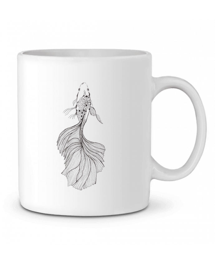 Mug  Heureux comme un poisson dans l'eau par Nathalie14-7