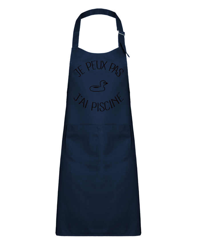 Kids chef pocket apron Je peux pas j'ai piscine by Freeyourshirt.com