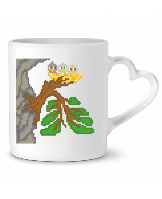 Mug coeur WISE NATURE par Santiaguen