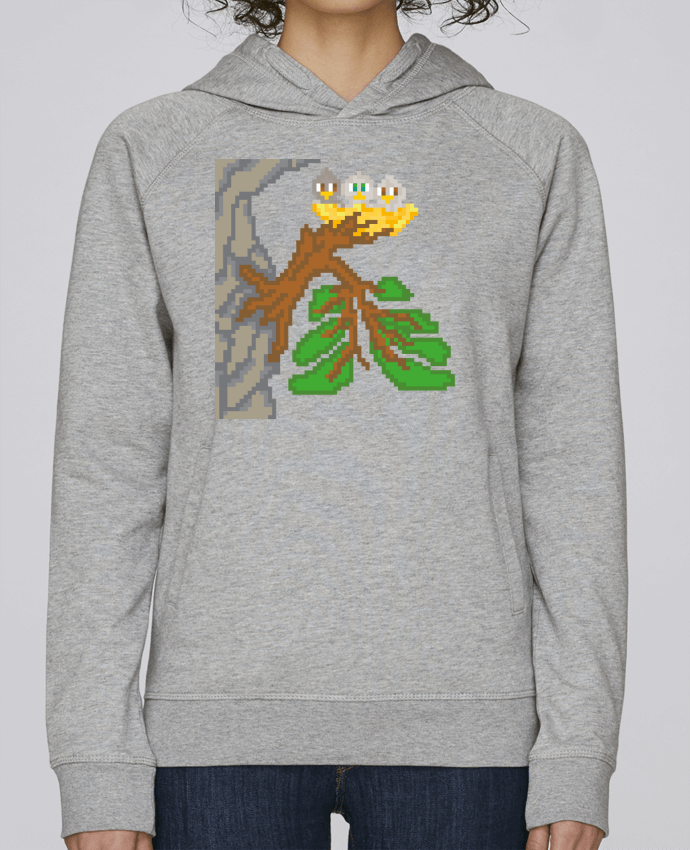 Sweat capuche femme WISE NATURE par Santiaguen