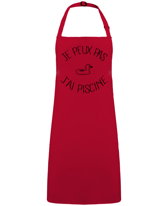 Apron no Pocket Je peux pas j'ai piscine by  Freeyourshirt.com