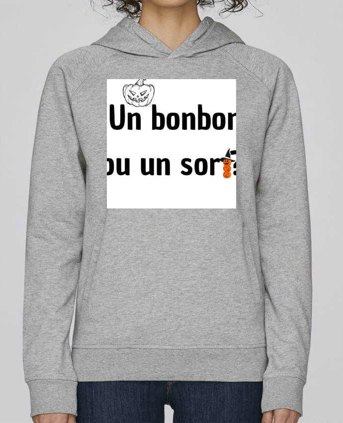 Sweat capuche femme Un bonbon ou un sort? par Cysou.hlm