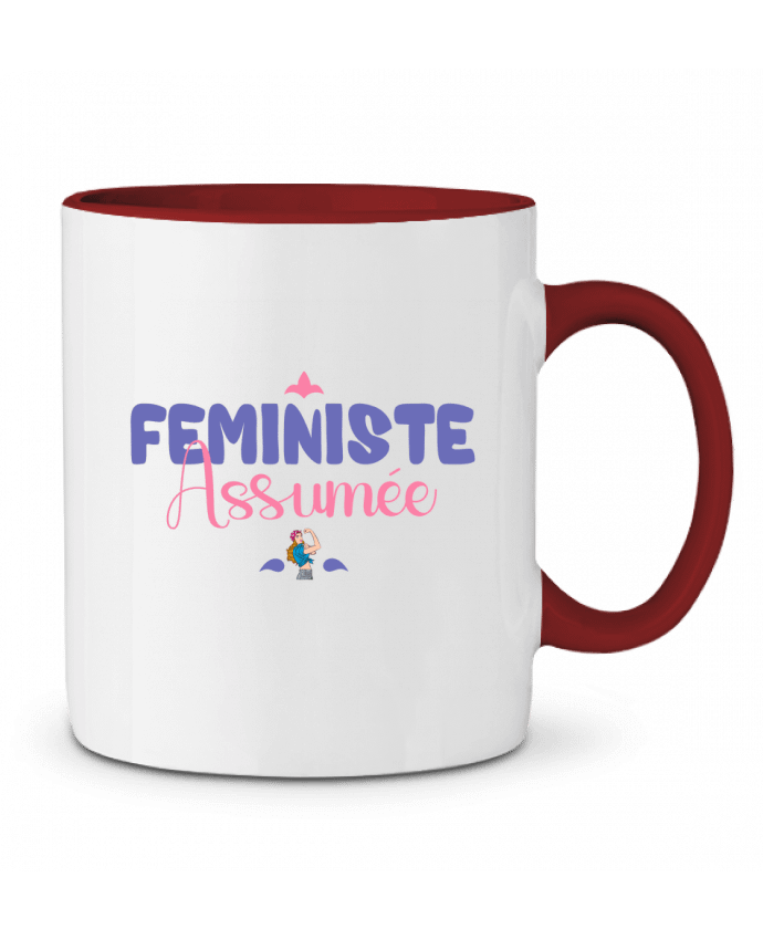 Mug bicolore feministe asumée ! Ladies