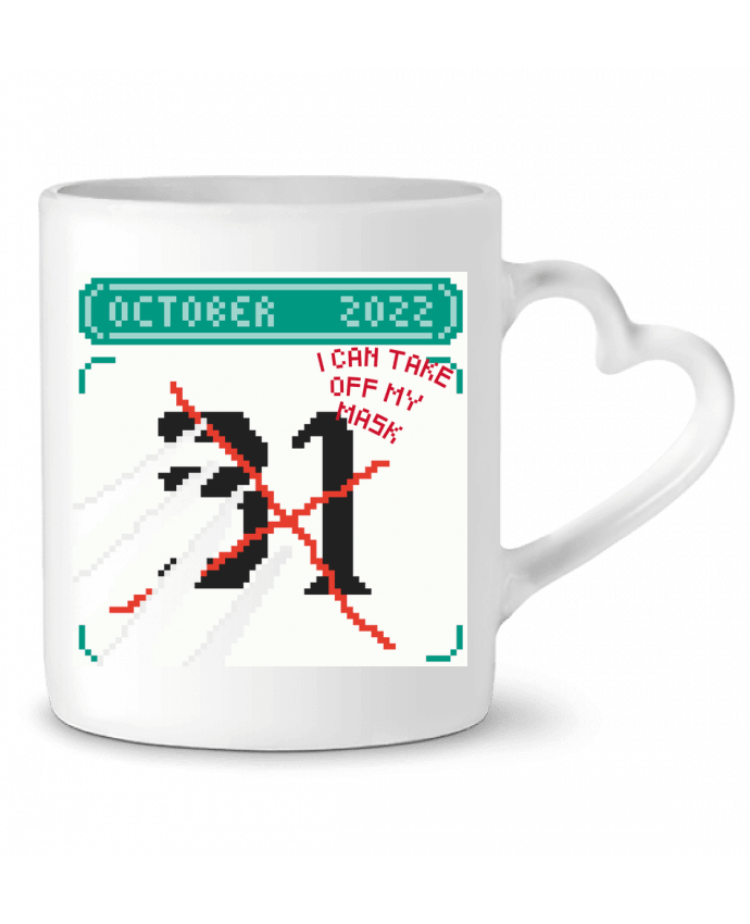 Mug coeur 31 OCTOBER par Santiaguen