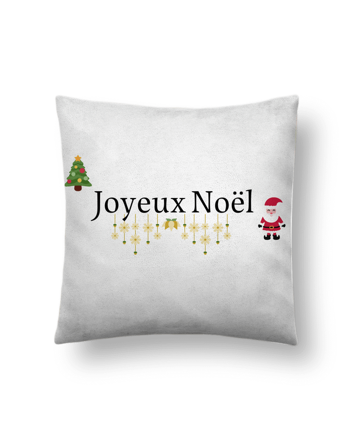 Coussin suédine Joyeux Noël par Cysou.hlm