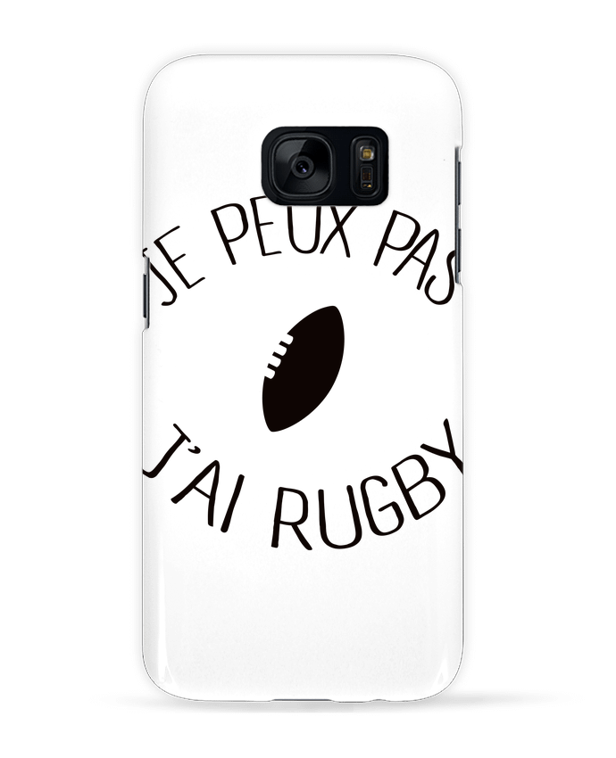 Carcasa Samsung Galaxy S7 Je peux pas j'ai rugby por Freeyourshirt.com