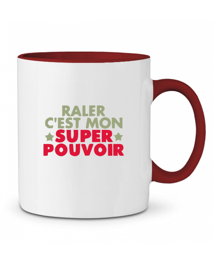 Mug bicolore Raler c'est mon super pouvoir ! Ladies