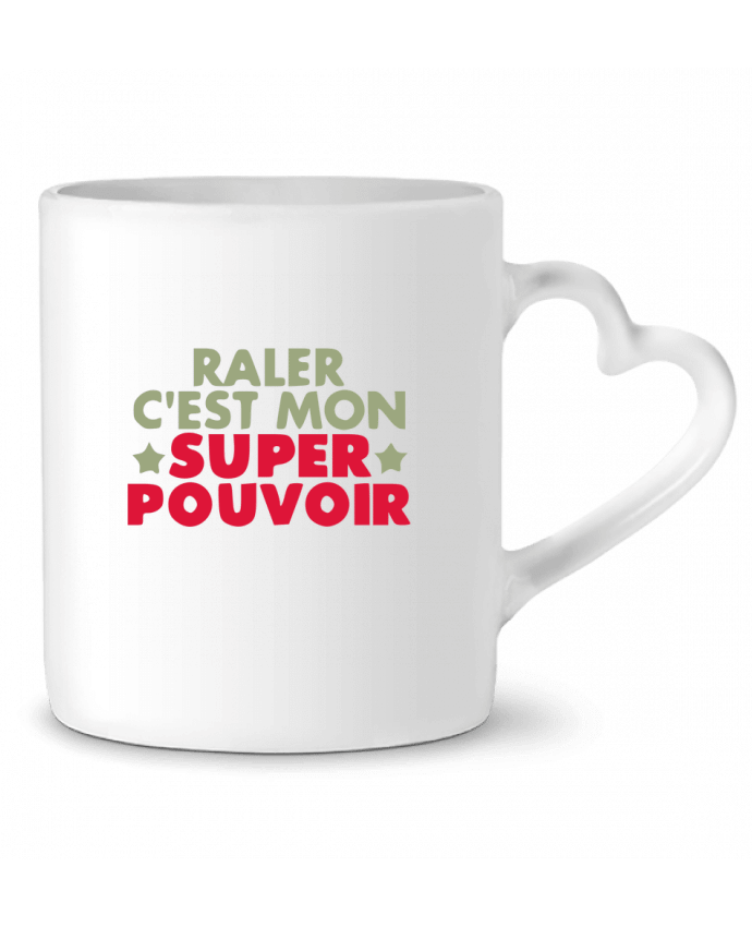 Mug coeur Raler c'est mon super pouvoir ! par Ladies