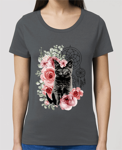 T-shirt Femme Chat BOHO par Ladies